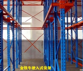 浙江寧波某大型化工企業(yè)駛入式貨架案例